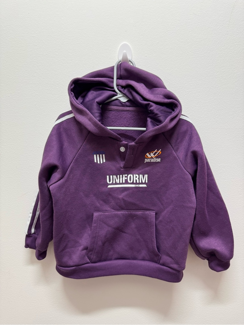 Purple Kids Hoodie Sweatshirt - Uniform Graphic